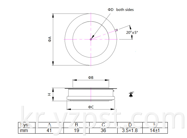 Hot selling gate turn off 1600V thyristor on sale